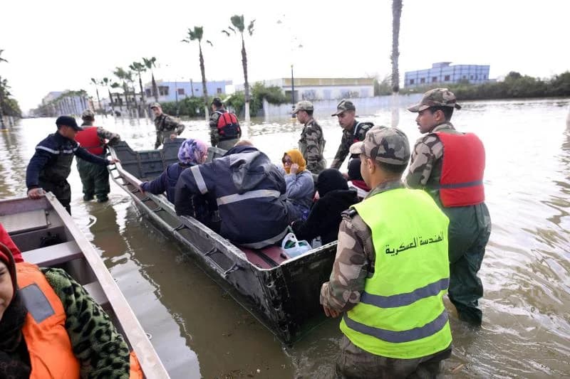 Morocco Evacuates Over 108,000 Residents as Severe Floods Hit Northwestern Region