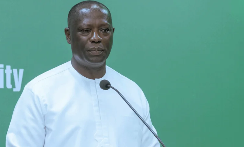 Emmanuel Armah-Kofi Buah, the Minister of Lands and Natural Resources