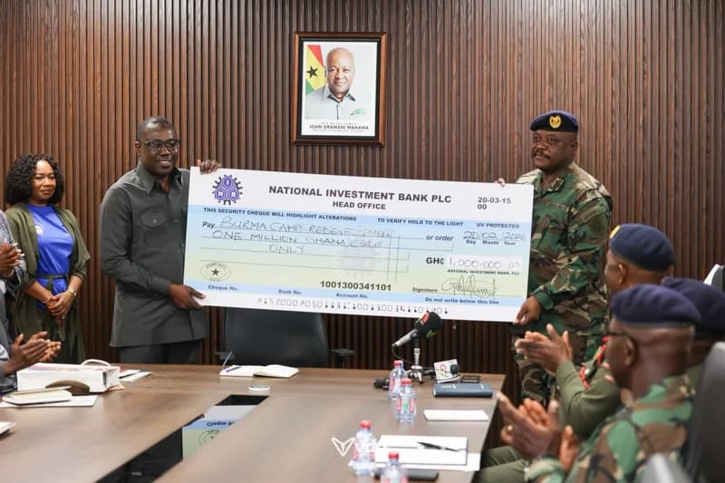 NIB Commits GH¢1 Million to Ghana Armed Forces Housing Initiative and Plans New Burma Camp Branch