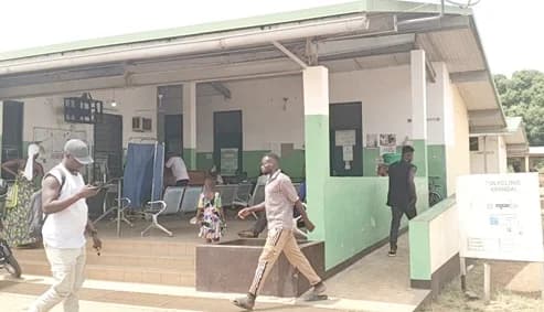 Front view of the Koandai District Hospital