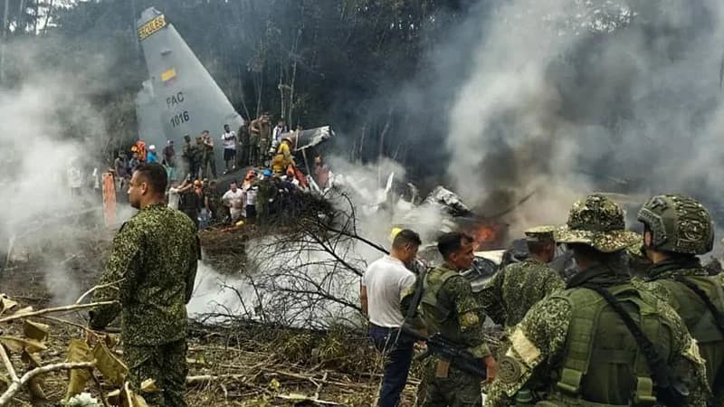 Tragic Military Plane Crash in Colombia and Local Emergency Responses in Ghana