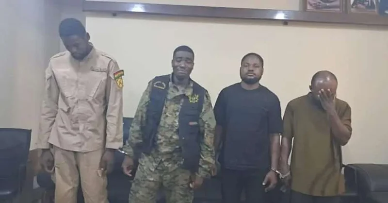 Ghana Police Intensify Operations as Multiple Arrests Made for Viral Threats, Impersonation, and Market Violence