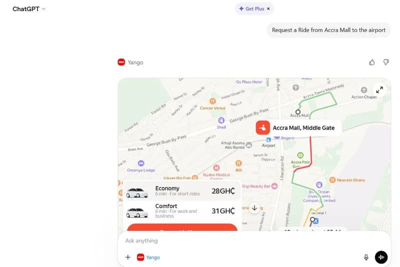 Yango Ride Launches Global ChatGPT Integration to Revolutionize Trip Planning in Ghana and 25 Other Countries