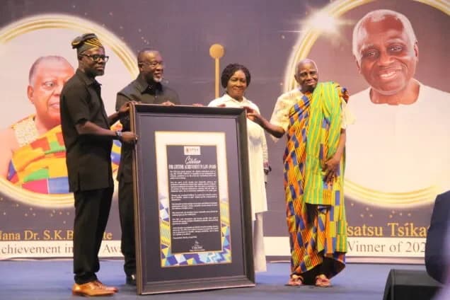 "Amazing Grace": Tsatsu Tsikata Attributes Legal Brilliance and Resilience to Divine Providence During National Honor