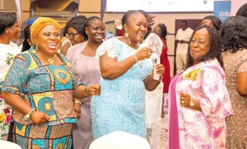 A moment of joy as families gather to appreciate mothers. Picture: ELVIS NII NOI DOWUONA