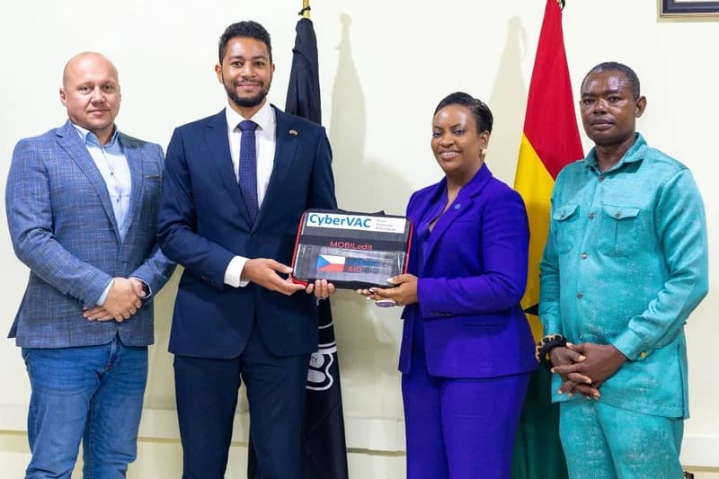 Ghana Police Service Bolsters Cybercrime Fight with Advanced Czech Forensic Technology