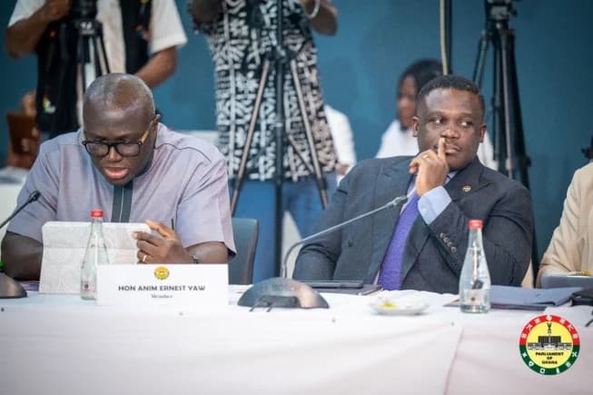 Sam George and Abena Asare engage in heated mobile network quality discussion at Public Accounts Committee hearing