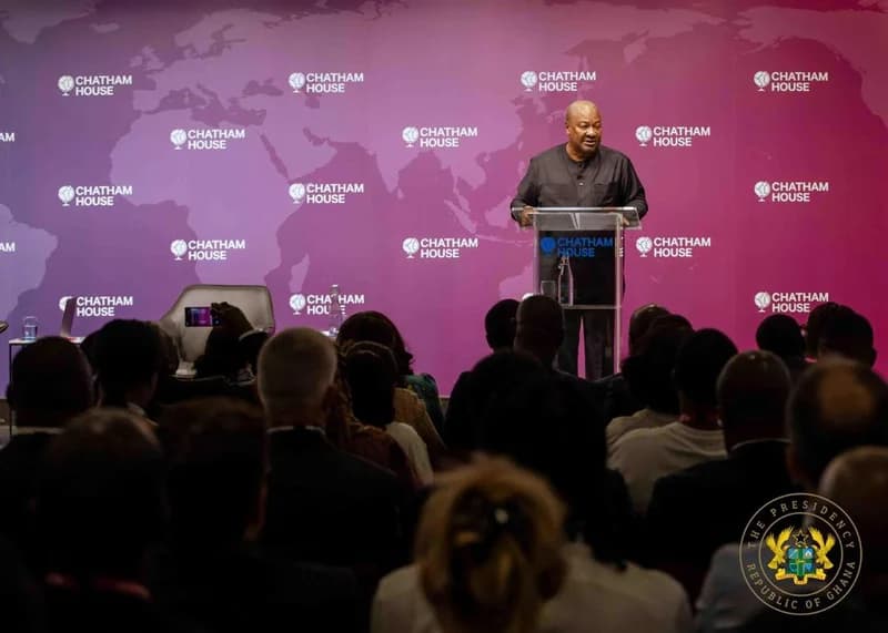 Mahama Outlines Vision for 'National Reset' in London, Vows Stricter Accountability and Constitutional Reforms