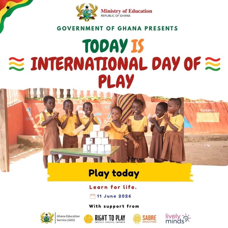 Ghana Ministry of Education to Train 30,000 Kindergarten Teachers in National Play-Based Learning Rollout