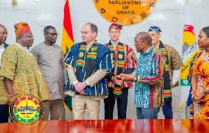 Sunderland AFC Chairman Kyril Louis-Dreyfus Meets Speaker Alban Bagbin to Bolster Ghana-UK Football and Economic Ties