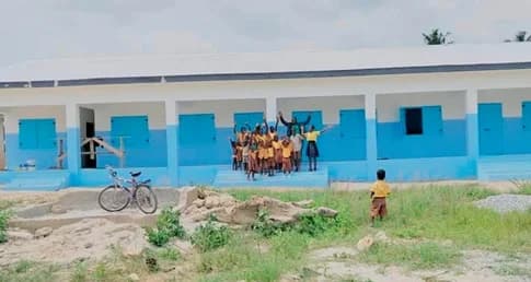The classroom block at Akroma
