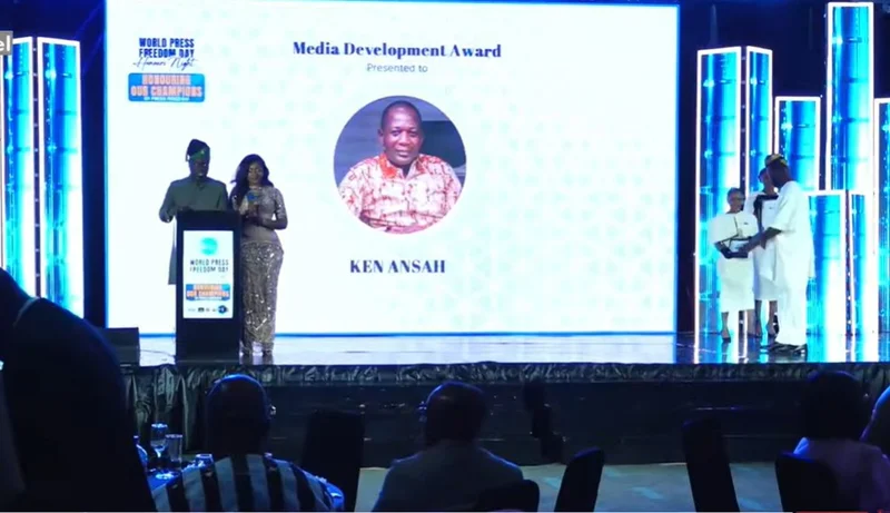 Multimedia Group COO Ken Ansah Receives GJA Media Development Award for Industry Impact