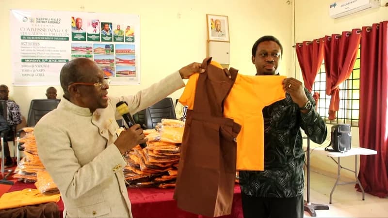 Speaker Alban Bagbin Bolsters Education in Nadowli-Kaleo with 16,584 Uniforms and New Classroom Blocks