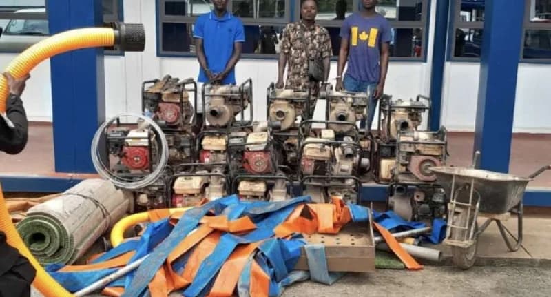 Illegal Mining Crisis Claims Nine Lives Across Ghana and Guinea as Police Intensify Enforcement in Winneba