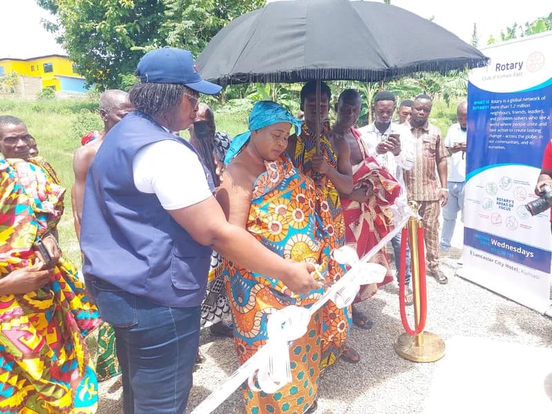 Rotary Club of Kumasi-East Ends Water Crisis in Nintin as Local Development and Youth Leadership Reshape Ghanaian Communities