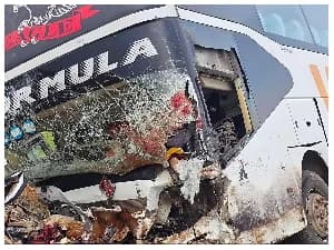 Three Dead, Multiple Injured in Fatal Collision Between VVIP Bus and Toyota Sienna in Zebilla