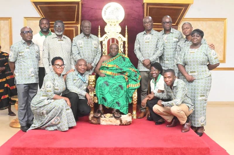 Okyenhene Osagyefo Amoatia Ofori Panin Commends Garden City University Leadership, Urges Shift to Human Capital Development