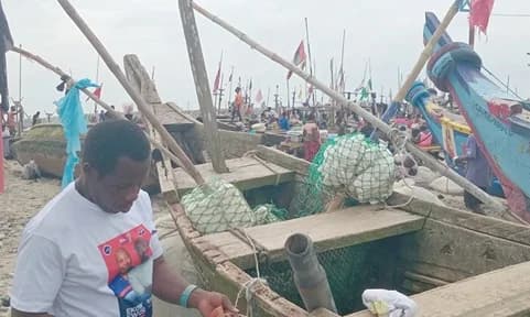 Fisherfolk say the sea has become less generous