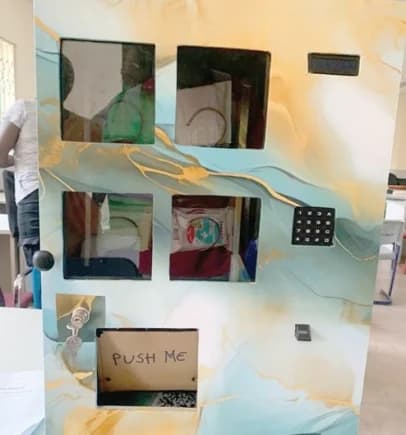 Sam George Advocates for Local Engineering Excellence as UMaT Debuts Smart Sanitary Pad Vending Machine