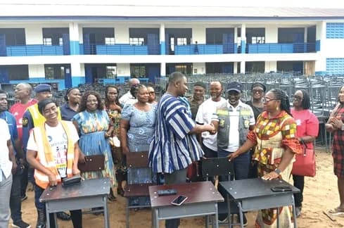 Ashaiman Schools Receive 1,200 Desks as New Somanya Chief Pledges Major JHS Renovation