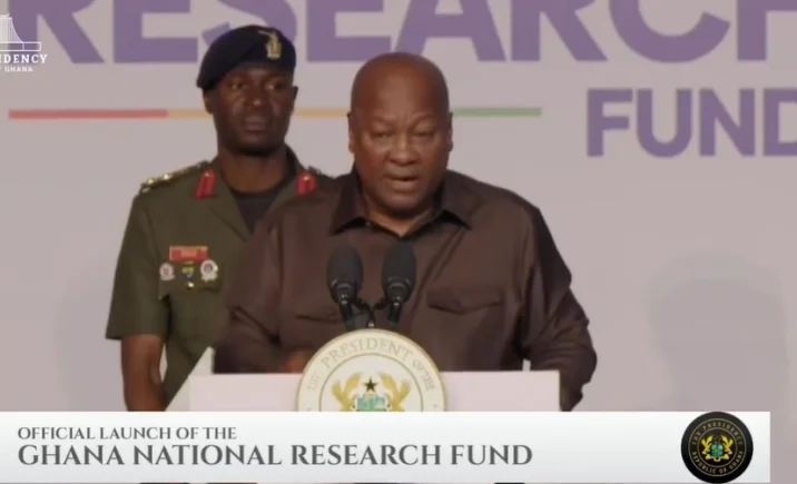 President Mahama Launches GH¢100m Ghana National Research Fund to Power Innovation and Support Academic Development