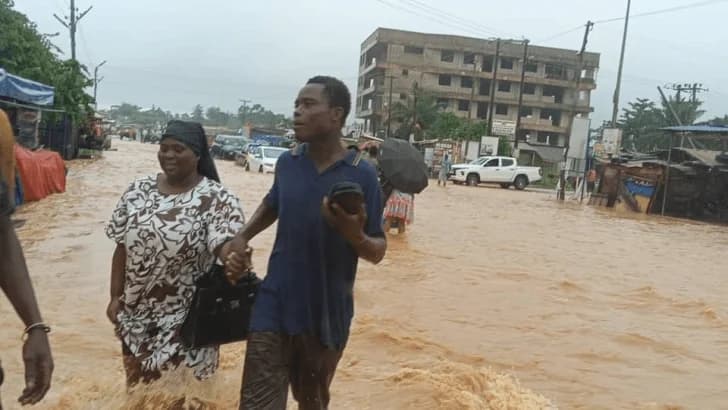 Cape Coast Tragedy: Toddler Killed and Three Injured as Heavy Rains Trigger Devastating Mudslide in Tantri