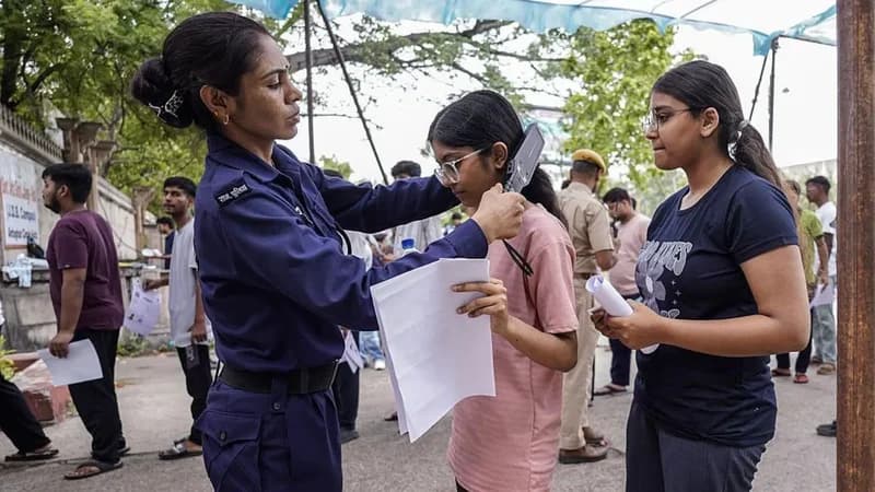 India Deploys Stringent Security as Millions Resit NEET-UG Medical Entrance Exam Following Paper Leak Scandal