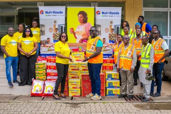 Nutrifoods Ghana Donates GH¢70,000 Worth of Food Items to 1,000 Tema Flood Victims