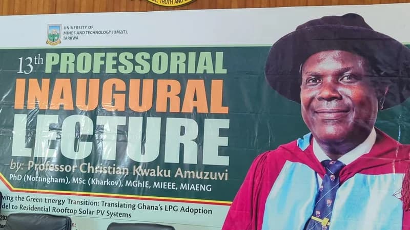 UMaT Professor Christian Kwaku Amuzuvi Calls for Solar Tax Relief to Drive Ghana's Renewable Energy Transition