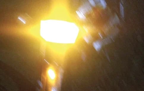 The blinding headlights pose a risk to motorists and other road users