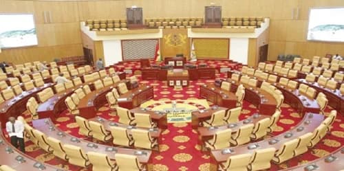 The Chamber of Ghana’s Parliament
