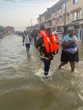 Fire Service deploys rescue team following morning floods in several areas in Accra, Tema and Kasoa