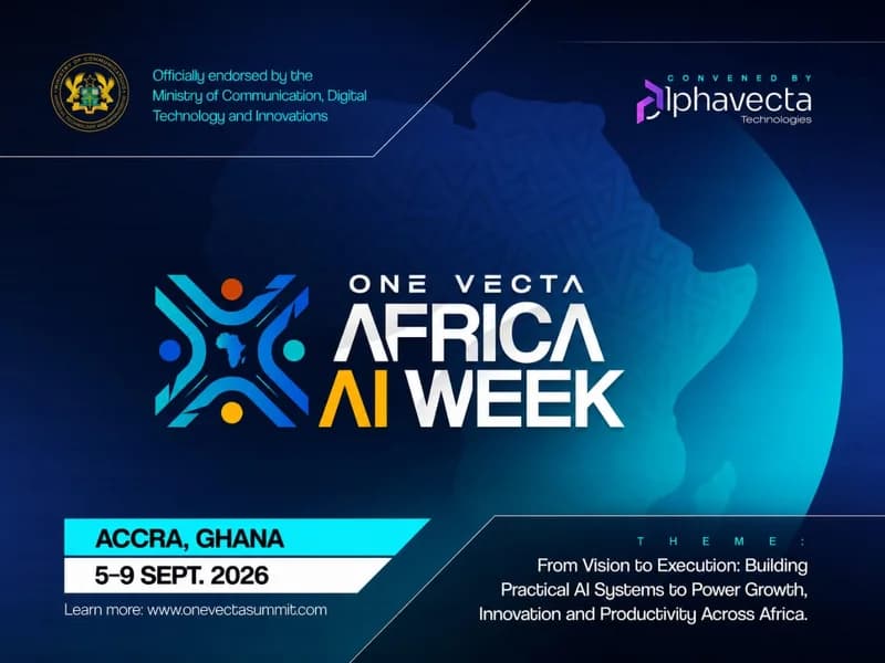 Ghana Government Endorses One Vecta Africa AI Week 2026 to Drive Practical Innovation in Accra