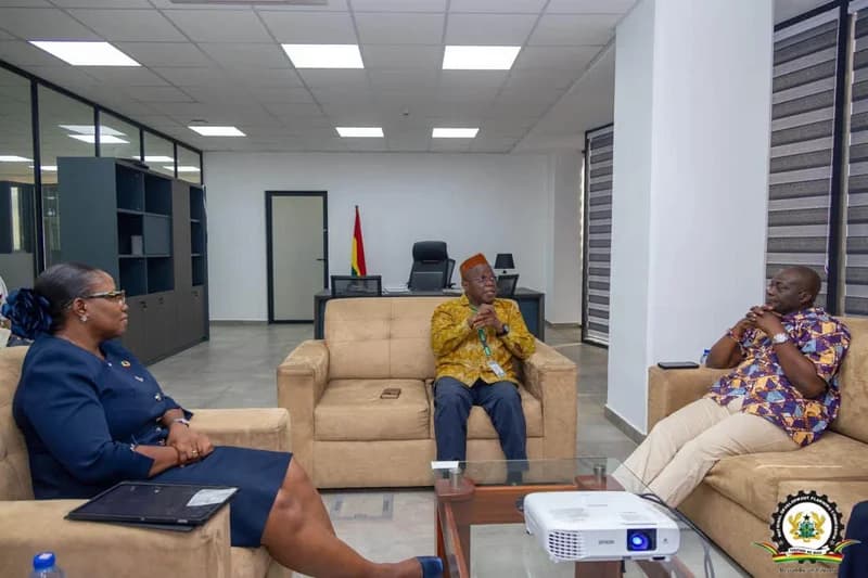 NDPC and Western Regional Minister Launch Discussions for Strategic Black Star Stadium Project