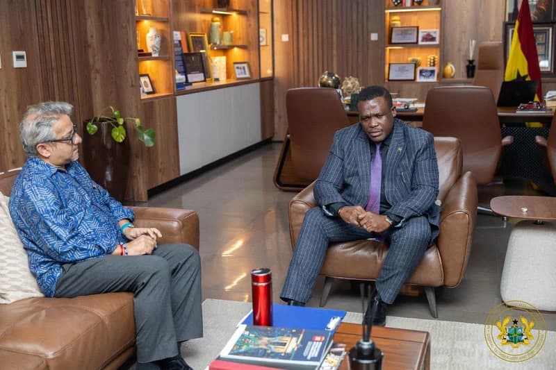 Minister Samuel Nartey George Partners with UNDP to Accelerate Ghana’s Digital Transformation and AI Initiatives