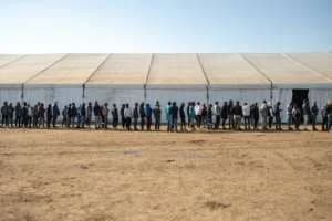 More than 60,000 foreign nationals have been repatriated from South Africa since June. By EMMANUEL CROSET (AFP)