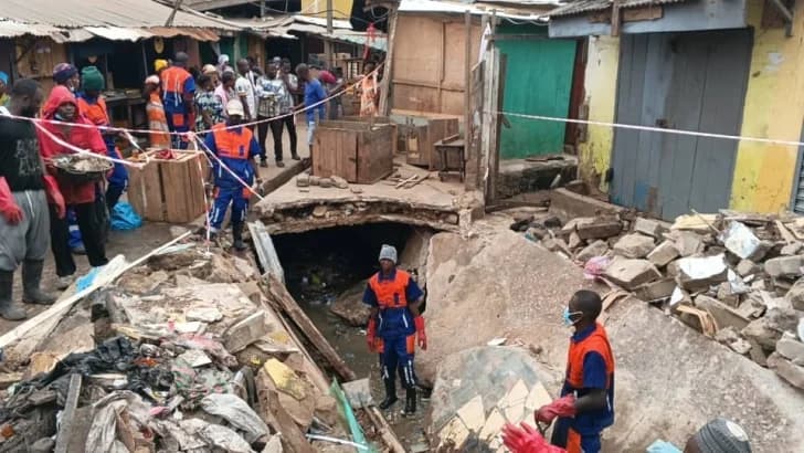 Traders demand reconstruction of Tema Community One Market after floods expose infrastructure challenges
