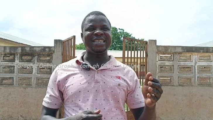 Samuel Donkor, handled all 12 classes at Kakpeni D/A Basic School in the Kpandai District in the Northern Region