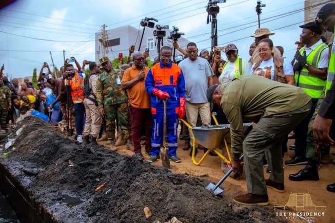 Dealing with flood waste: President Mahama activates 6 idle Zoomlion stations