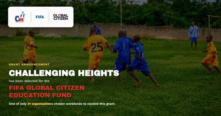 Challenging Heights selected for FIFA Global Citizen Education Fund