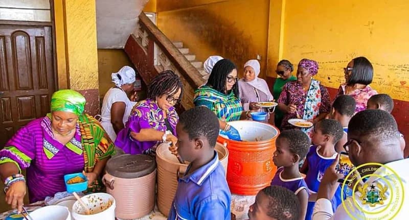 Gender Minister Dr. Agnes Naa Momo Lartey Intensifies Monitoring of Ghana School Feeding Programme to Ensure Meal Quality and Accountability