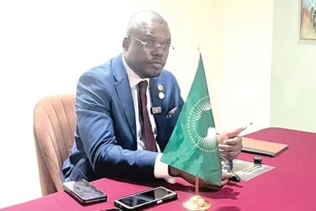 Jean Kaseya, Director-General of Africa CDC, delivering his speech