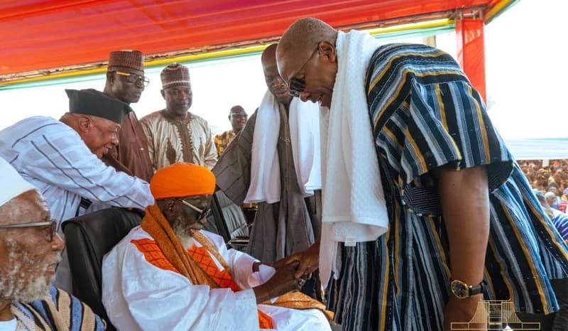 President Mahama and Dr. Mahamudu Bawumia Attend Enskinment of Kampakuya Naa Yakubu Abukari as Regent of Dagbon