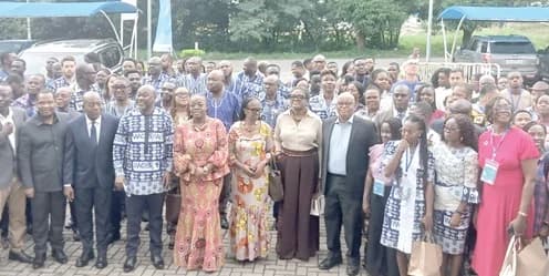 Dignitaries and participants in the opening ceremony of the 2026 West Africa Centre for Cell Biology of Infectious Pathogens (WACCBIP) Research Conference