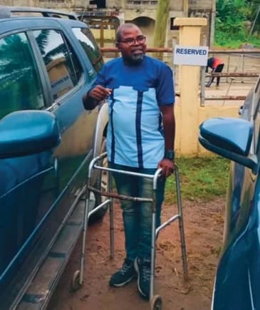 Joseph Kobina Arhin Jnr, one of the victims, still struggling to recover from his injury