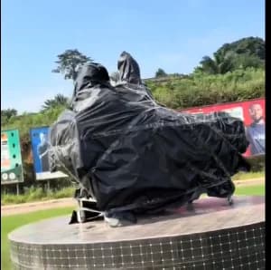 Ghana Navy Bolsters Gulf of Guinea Security with EU Support as New Statue Replaces Vandalized Monument in Takoradi