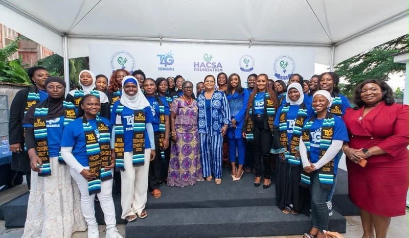 Harriet Nartey Champions Technology as the New Language of Global Diplomacy at HACSA Tech4Girls Graduation