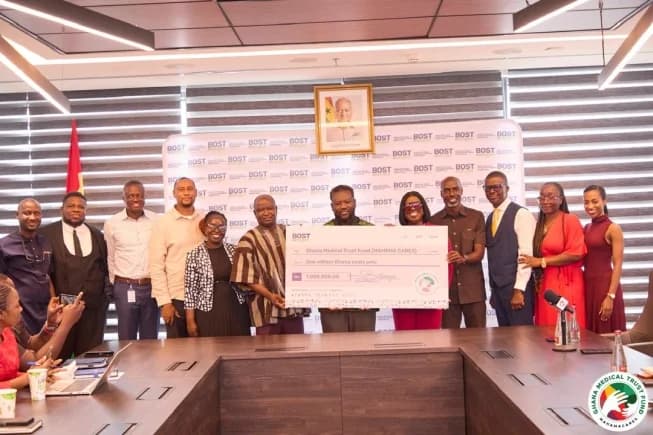 BOSTenergies donates GH₵1million to Ghana Medical Trust Fund, challenges corporate Ghana to step up
