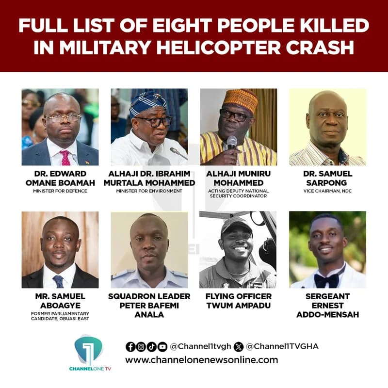 President Mahama Leads National Tributes as Ghana Marks First Anniversary of Tragic Military Helicopter Crash