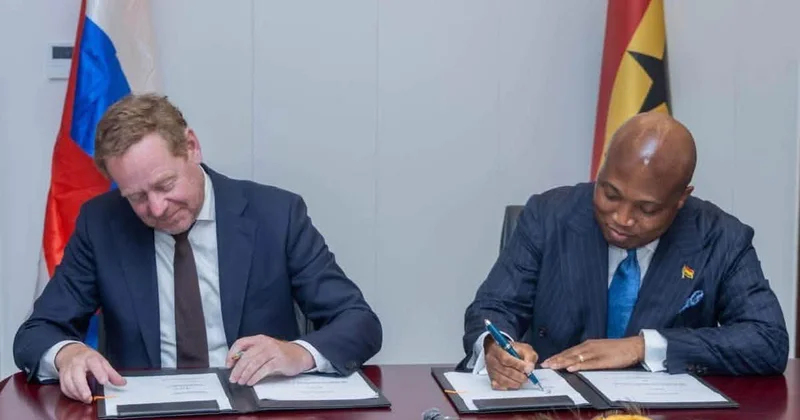 Foreign Affairs Minister Samuel Okudzeto Ablakwa Signs Ghana-Netherlands Pact to Combat Illicit Drug Trafficking